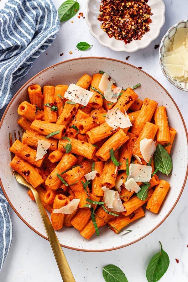 Cottage cheese pasta sauce