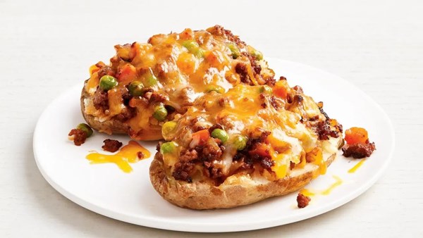 Cottage pie baked potatoes