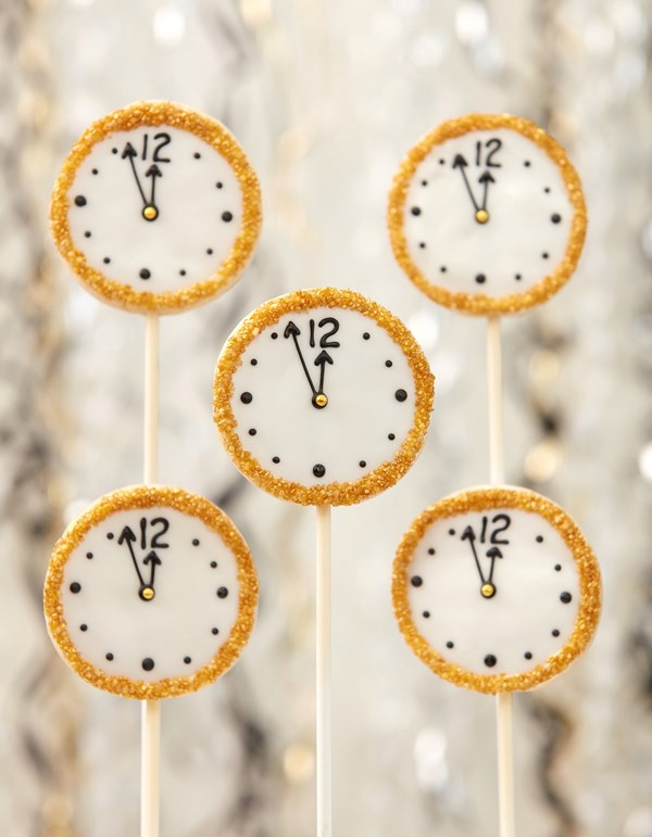 Countdown cookie pops