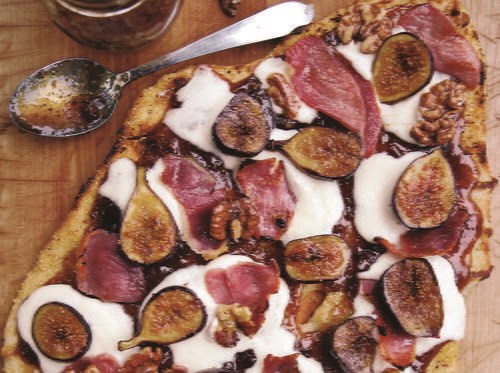 Country ham & fig pizza