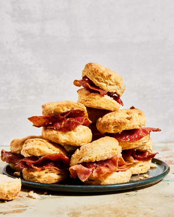 Country ham and biscuits