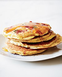 Country ham flapjacks