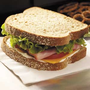 Country ham sandwiches