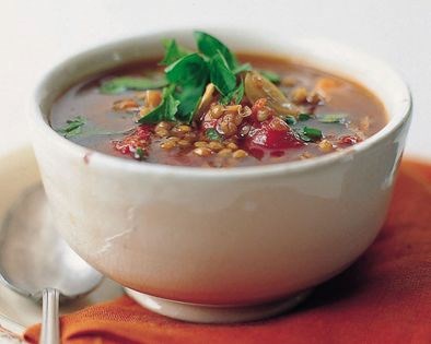 Country lentil soup