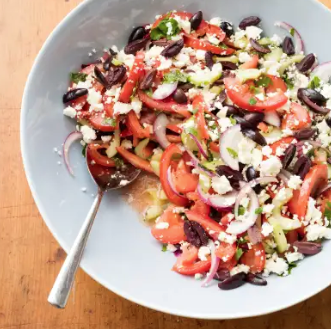 Country-style Greek salad