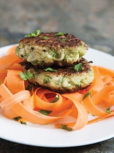 Courgette & feta patties