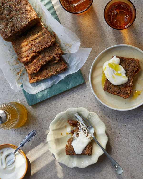 Courgette and brown sugar loaf