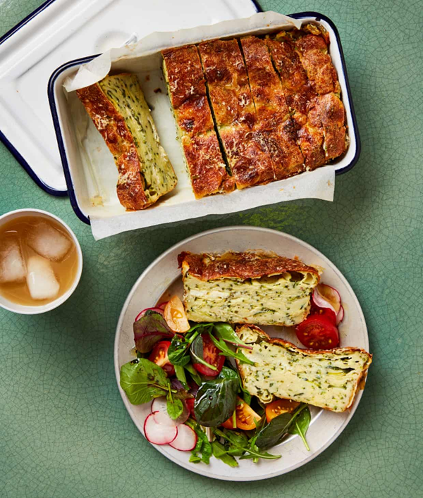 Courgette and goat's cheese loaf