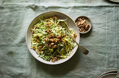 Courgette, apple & tarragon slaw