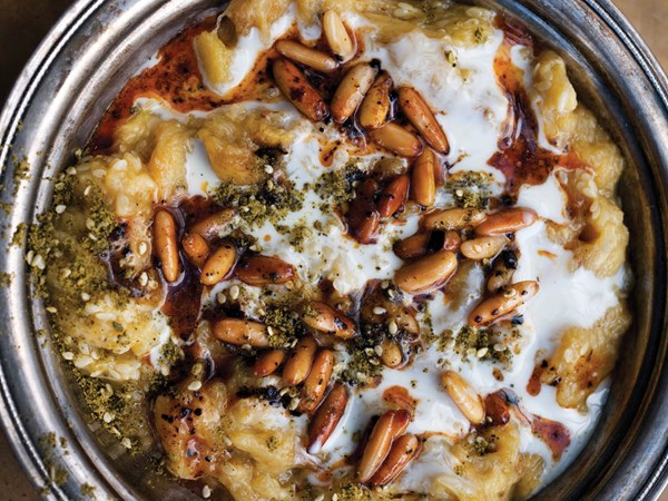 Courgette 'baba ganoush'