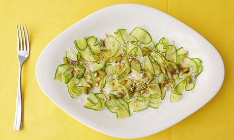 Courgette carpaccio