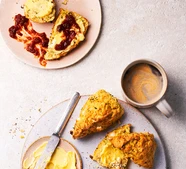 Courgette, feta & thyme scones