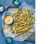 Courgette fries with spicy chilli mayonnaise