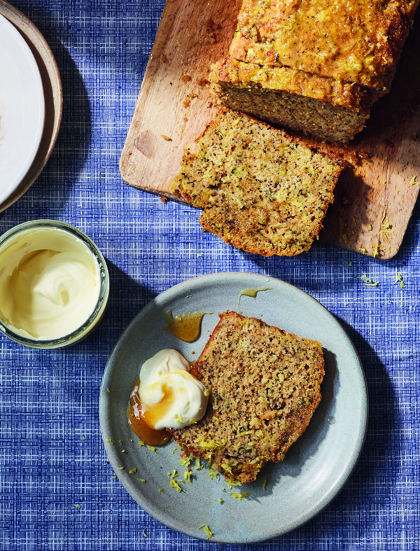 Courgette, honey and lemon cake