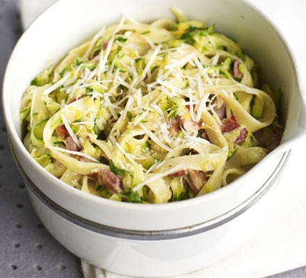 Courgette, lemon and chilli tagliatelle
