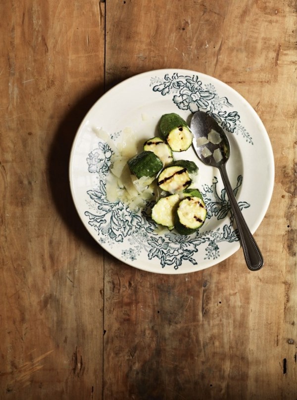 Courgette, pecorino & honey