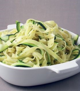 Courgette tagliatelle