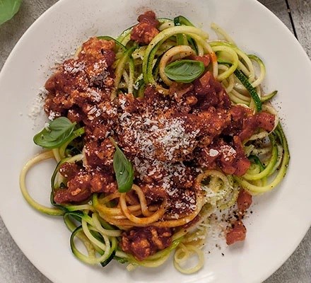 Courgetti Bolognese 