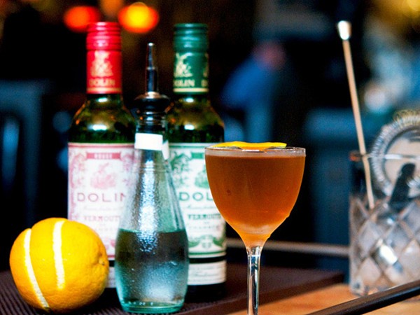 Courting twos sisters cocktail from Midnight Cowboy in Austin, Texas
