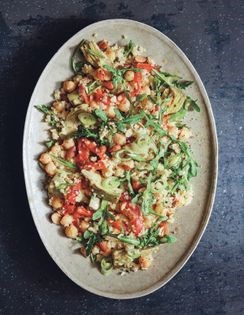 Couscous & baby artichoke salad