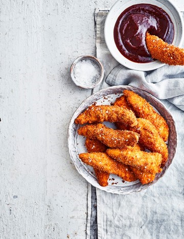 Couscous-crusted chicken tenders