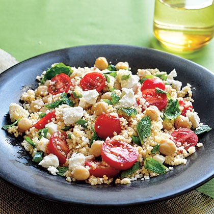 Couscous salad with chickpeas