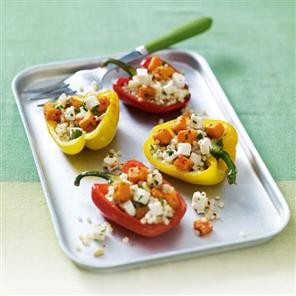 Couscous-stuffed peppers