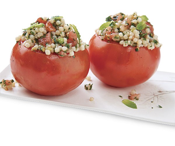 Couscous-stuffed tomatoes