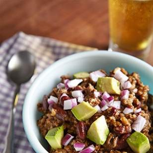 Cowboy beef & bean chili