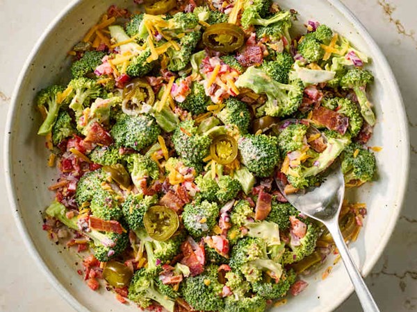 Cowboy broccoli salad