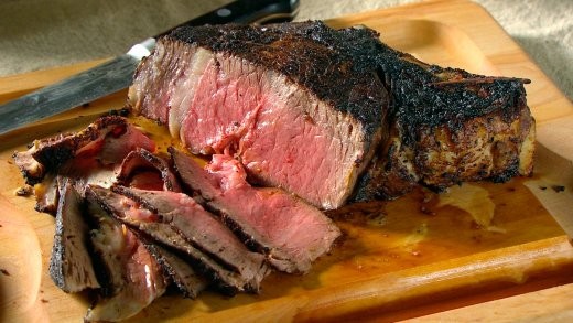 Cowboy rib-eye steak