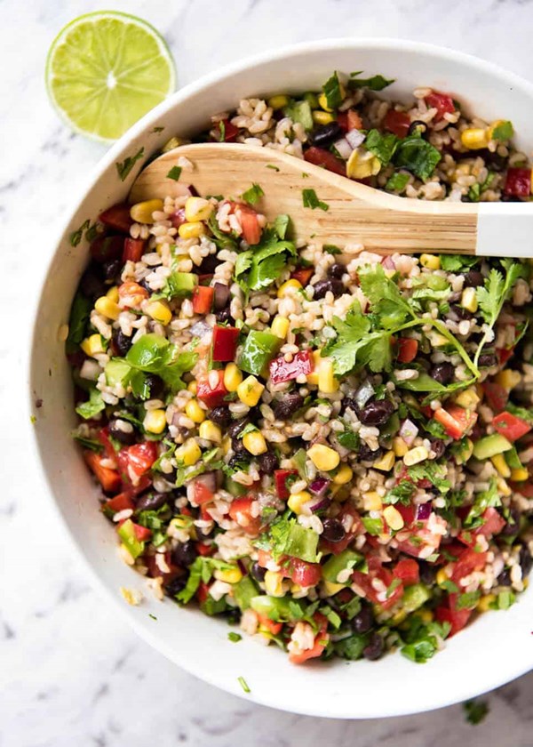 Cowboy rice salad