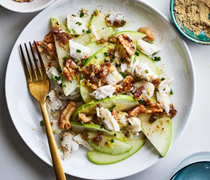 Crab & apple salad with brown butter vinaigrette