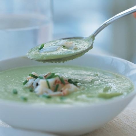 Crab & avocado soup