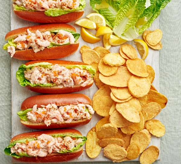 Crab & prawn cocktail rolls