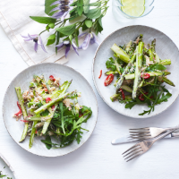 Crab and asparagus salad
