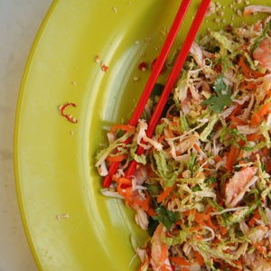 Crab and cabbage salad (Goi bap cai gà cua) 