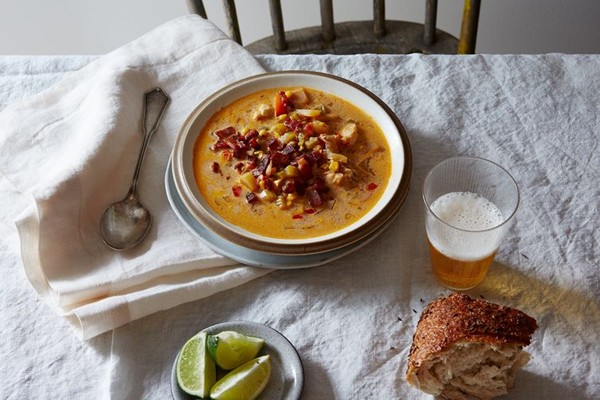 Crab and corn chowder