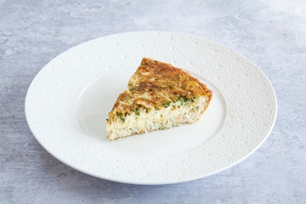 Crab and le Gruyère AOP tart