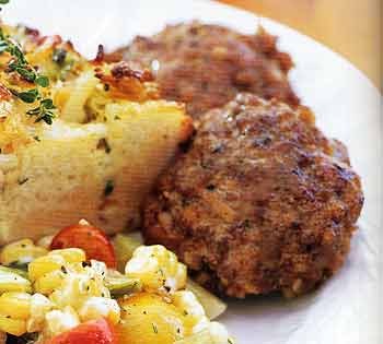 Crab and roasted red pepper strata