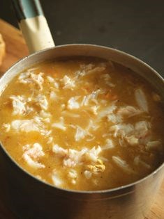 Crab and sweetcorn soup