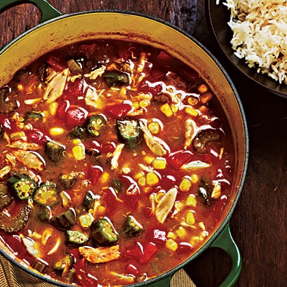 Crab and vegetable gumbo
