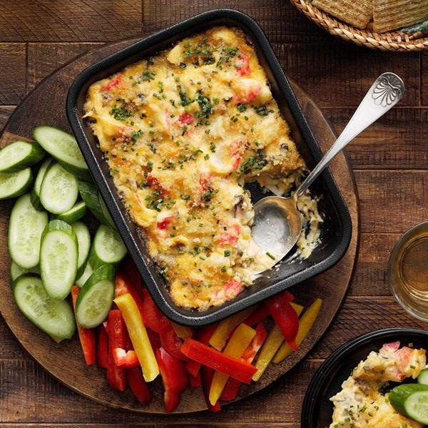 Crab au gratin