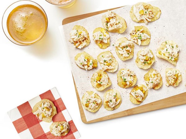 Crab boil potato chips