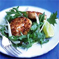 Crab cake salad