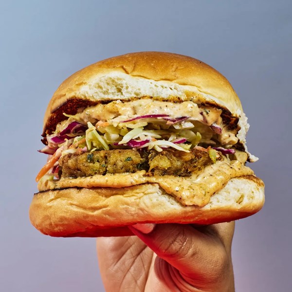 Crab cake sandwich 