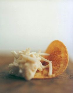 Crab dip with home-made crisps