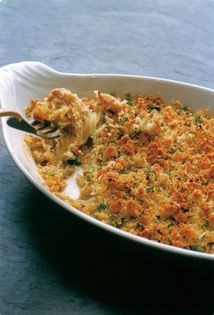 Crab gratin