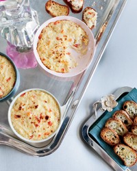 Crab Imperial with red pepper