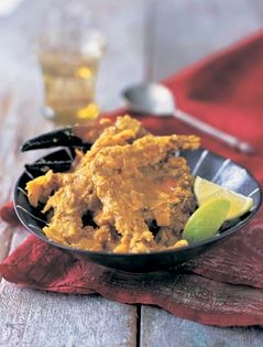 Crab in roasted coconut sauce